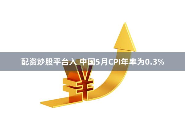 配资炒股平台入 中国5月CPI年率为0.3%