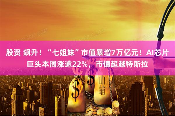 股资 飙升！“七姐妹”市值暴增7万亿元！AI芯片巨头本周涨逾22%，市值超越特斯拉